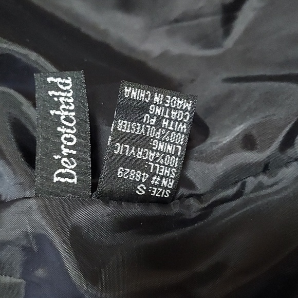 De'rotchild- Faux Fur, Size- S Cropped, Belted Fitted Evening Dress-Up Jacket. - Picture 7 of 10